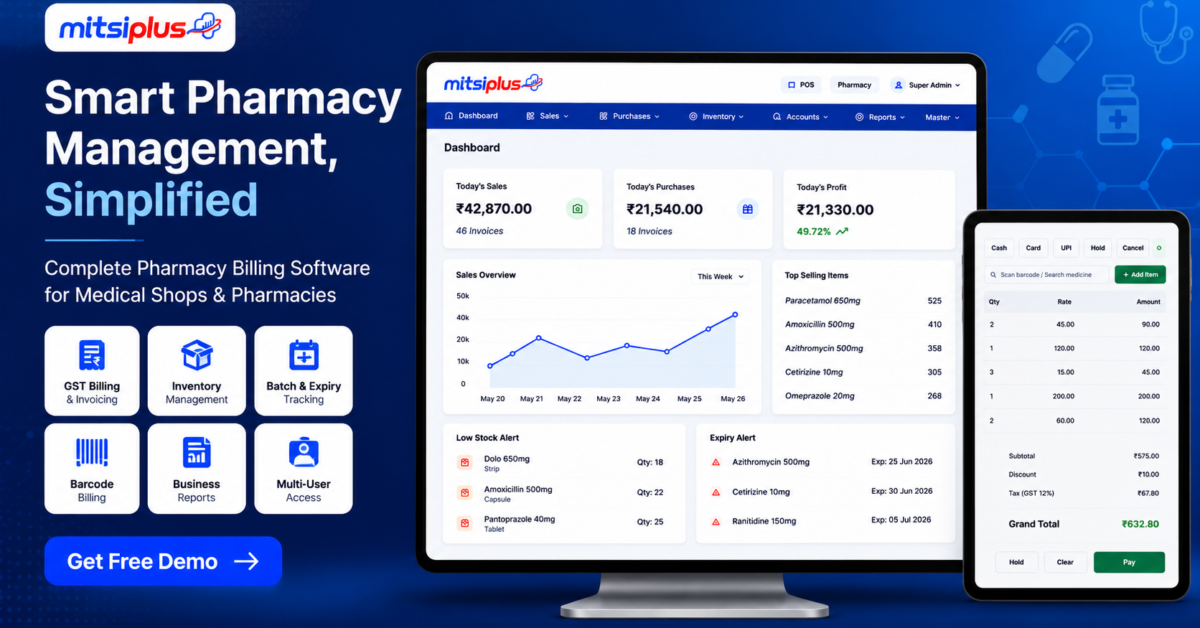Best Pharmacy Billing Software in India for Medical Shops & Pharmacies