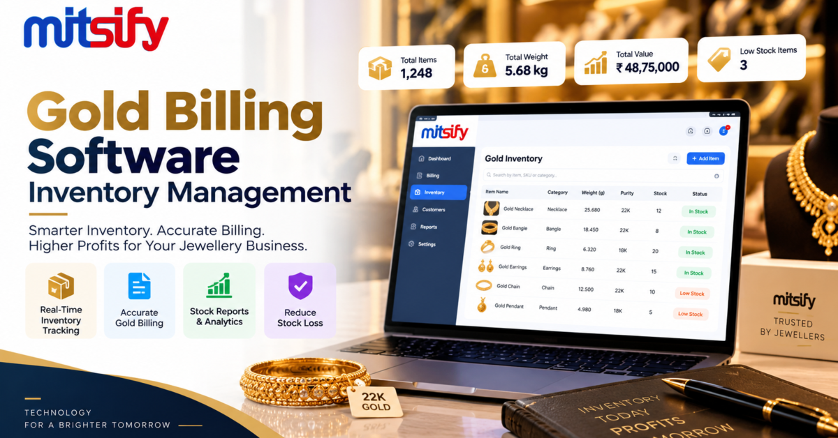 How Gold Billing Software Helps Jewellery Shops Manage Inventory