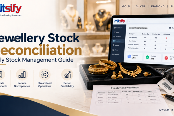 Jewellery Stock Reconciliation: How Jewellery Shops Track Daily Stock