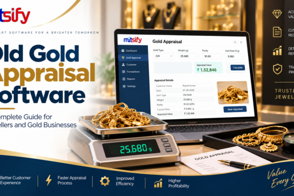 Old Gold Appraisal Software: How Jewellery Shops Can Digitize Gold Assessment