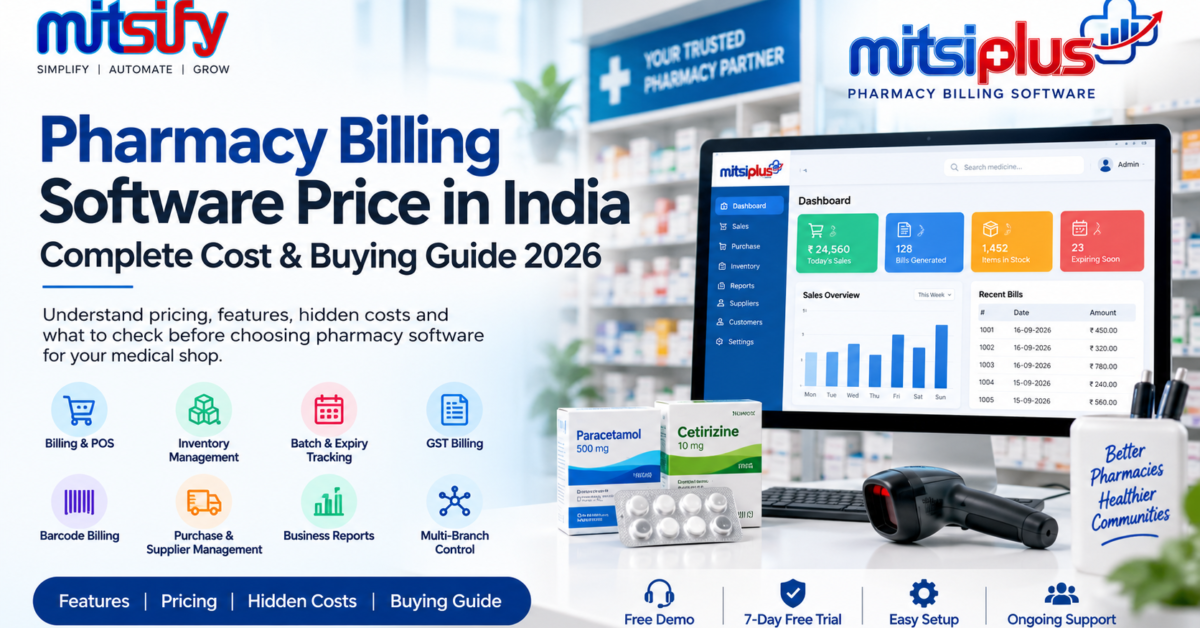 Pharmacy Billing Software Price in India: Complete Cost & Buying Guide 2026