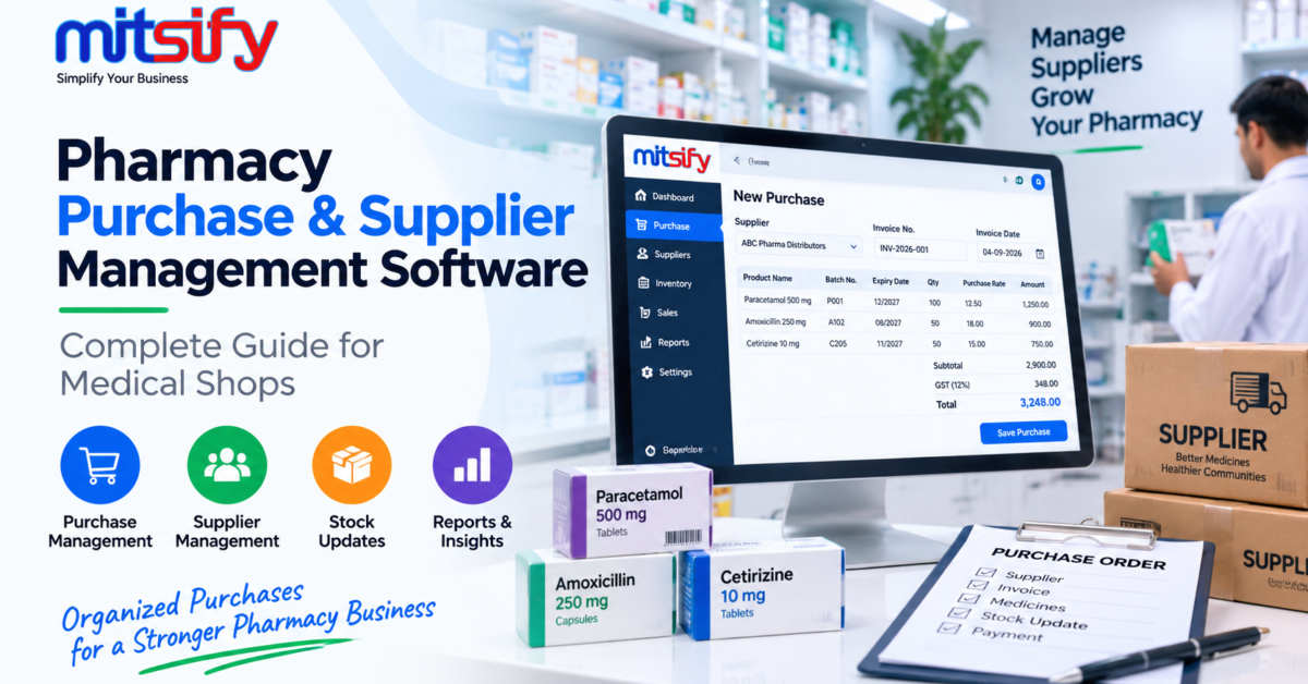 Pharmacy Purchase & Supplier Management Software: Complete Guide for Medical Shops