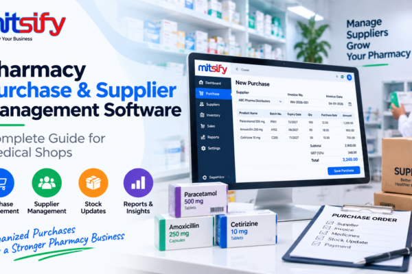Pharmacy Purchase & Supplier Management Software: Complete Guide for Medical Shops