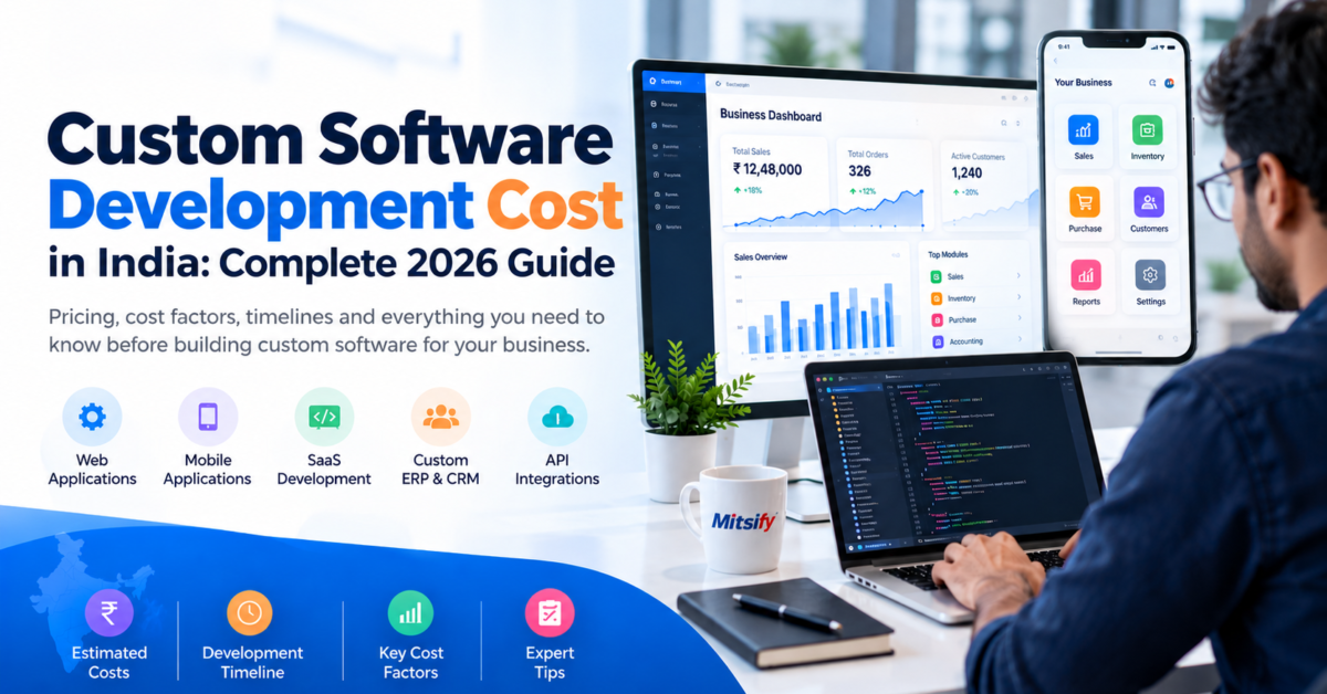 Custom Software Development Cost in India: Complete 2026 Guide