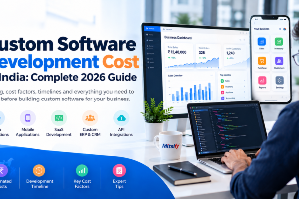 Custom Software Development Cost in India: Complete 2026 Guide